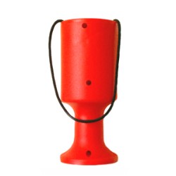Orange Handheld Charity Collection Fundraising Money Tin/Pot/Box