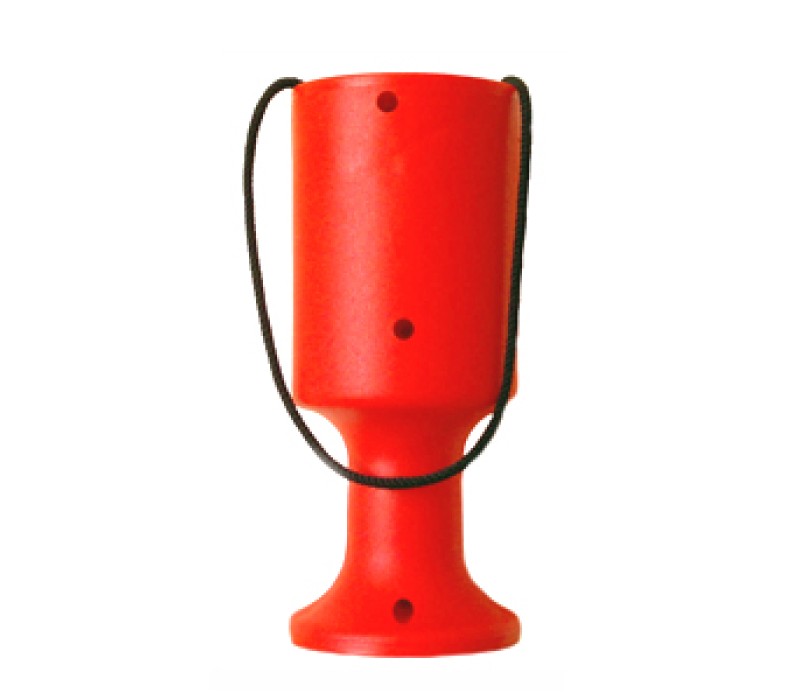 Orange Handheld Charity Collection Fundraising Money Tin/Pot/Box