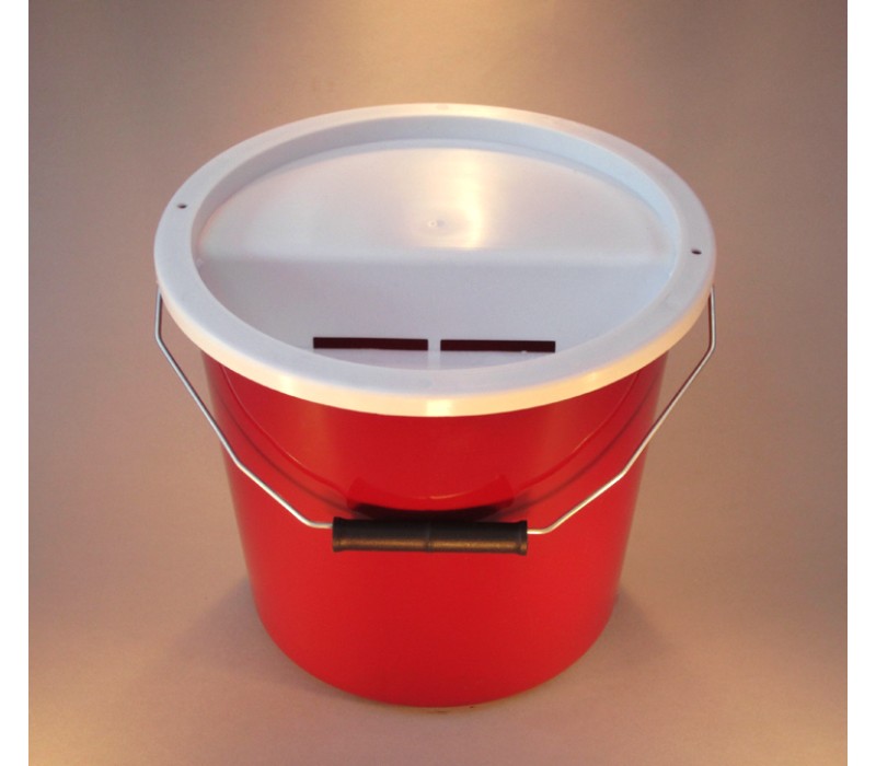 Red Charity Collection Box