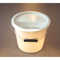 White Charity Collection Box
