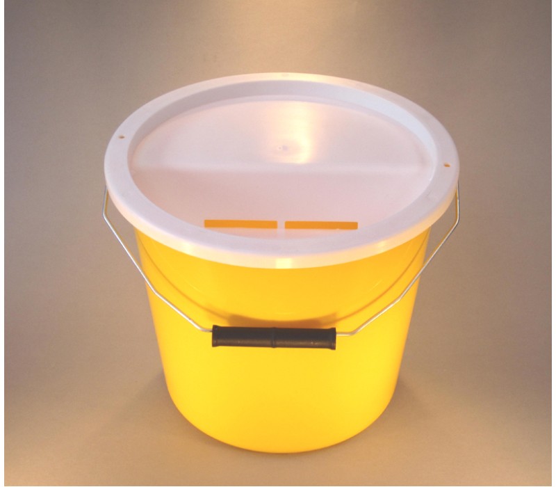 Yellow Charity Collection Box